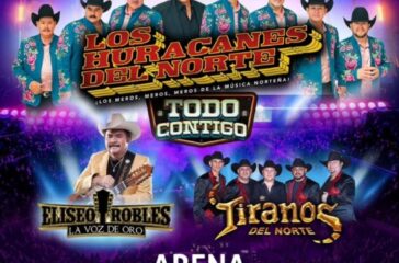 HURACANES DEL NORTE AGOSTO 2024 ARENA CDMX CARTEL