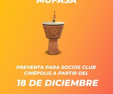 VENTA CC MUFASA CINÉPOLIS