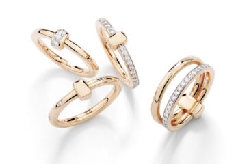 POMELLATO TOGETHER COLLECTION_RINGS IN ROSE GOLD WITH DIAMONDS