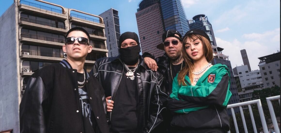 DJ AZA TITIS colaboración de reggaetón con DJ Blass, Cachirula y Loojan en estudio