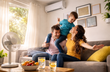 cómo mantener tu casa fresca durante el calor con aire acondicionado y hábitos para un hogar más confortable