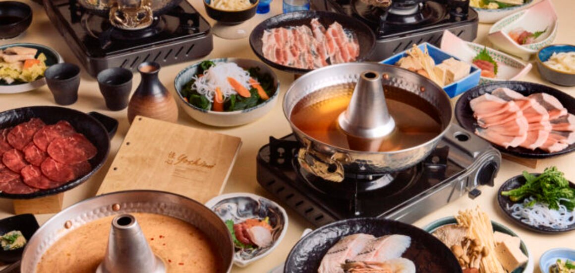 Omakase Shabu Shabu de Yoshimi con caldo, carnes, mariscos y vegetales de temporada en CDMX