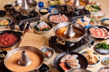 Omakase Shabu Shabu de Yoshimi con caldo, carnes, mariscos y vegetales de temporada en CDMX
