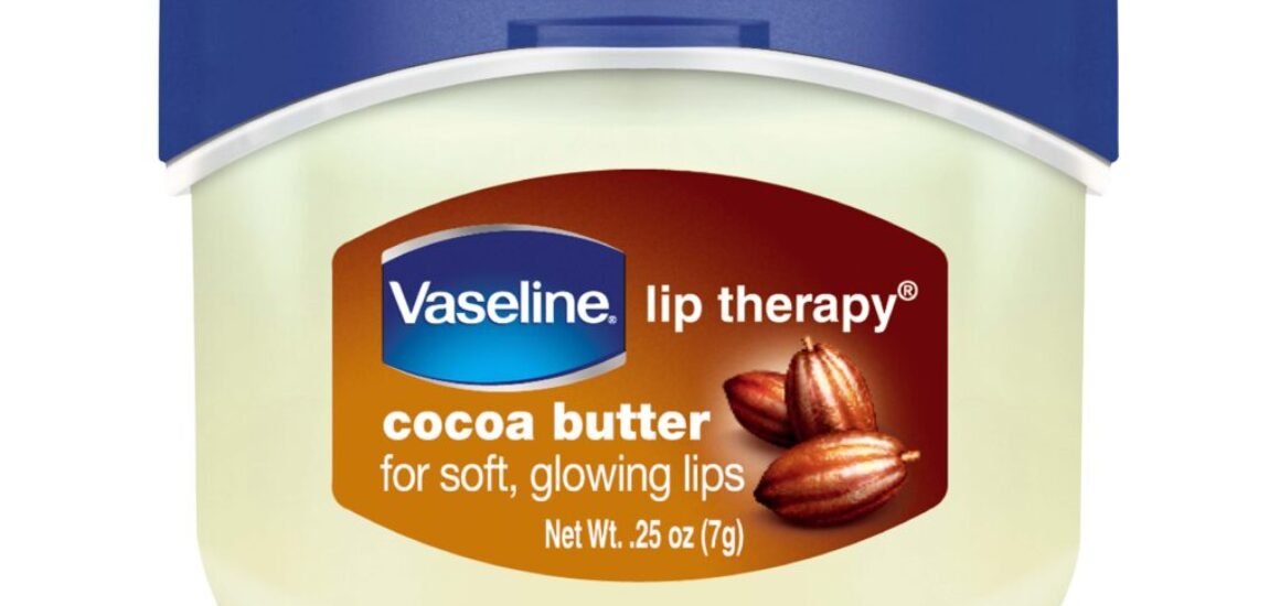 43_Vaseline Lip Therapy Cocoa Butter Lip Balm Tube 0.25 oz